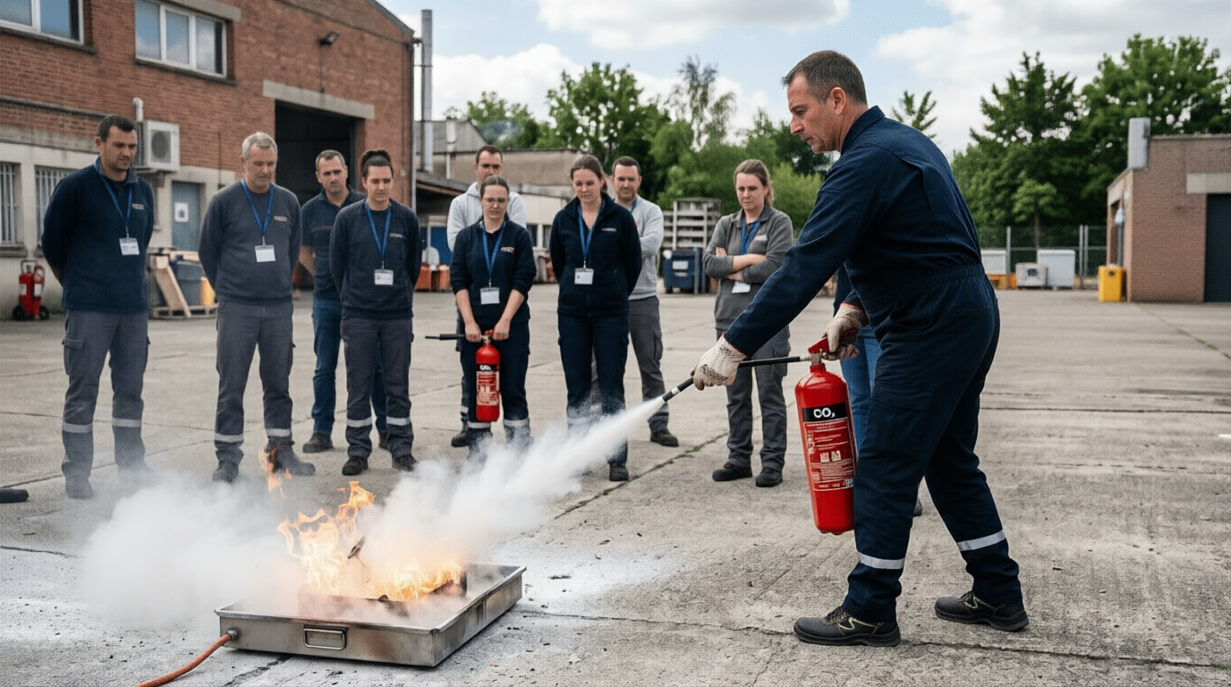 Formation manipulation extincteur Marseille
